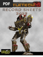 battletech record sheets 3067